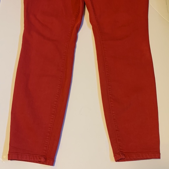 Torrid Red Ankle Cropped Skinny Jean Leggings - Women’s Size 16S - Picture 5 of 8